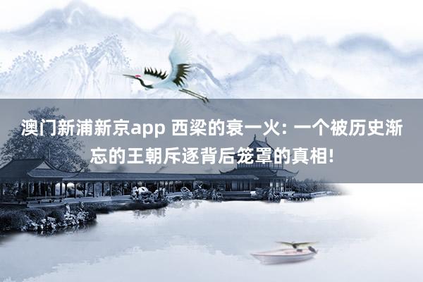 澳门新浦新京app 西梁的衰一火: 一个被历史渐忘的王朝斥逐背后笼罩的真相!