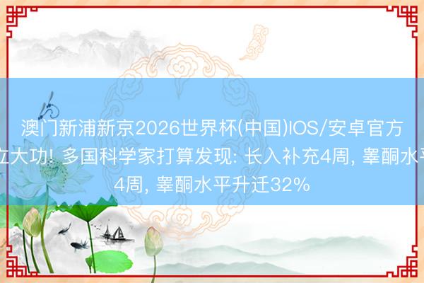 澳门新浦新京2026世界杯(中国)IOS/安卓官方下载 桑葚立大功! 多国科学家打算发现: 长入补充4周， 睾酮水平升迁32%