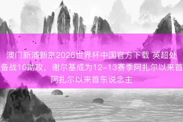 澳门新浦新京2026世界杯中国官方下载 英超处子赛季设备战10助攻，谢尔基成为12-13赛季阿扎尔以来首东说念主