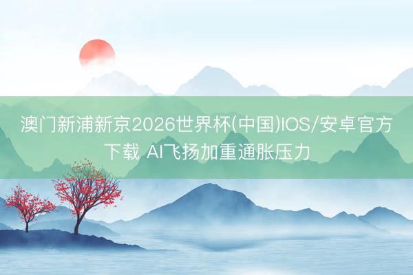 澳门新浦新京2026世界杯(中国)IOS/安卓官方下载 AI飞扬加重通胀压力