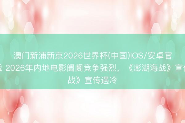 澳门新浦新京2026世界杯(中国)IOS/安卓官方下载 2026年内地电影阛阓竞争强烈，《澎湖海战》宣传遇冷